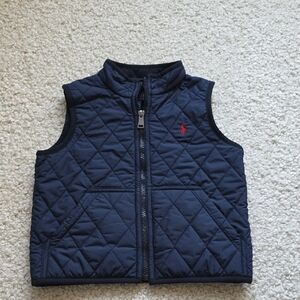 Polo by Ralph Lauren Navy Quilted Kids Vest